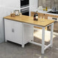 CRESTON Kitchen Island Table - Exclusivia