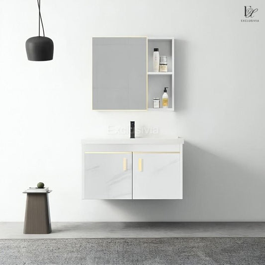 Curla Vanity Cabinet Toilet Sink Mirror - Exclusivia