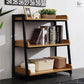 DEVS Rustic Solid Wood Ladder Shelf - Exclusivia