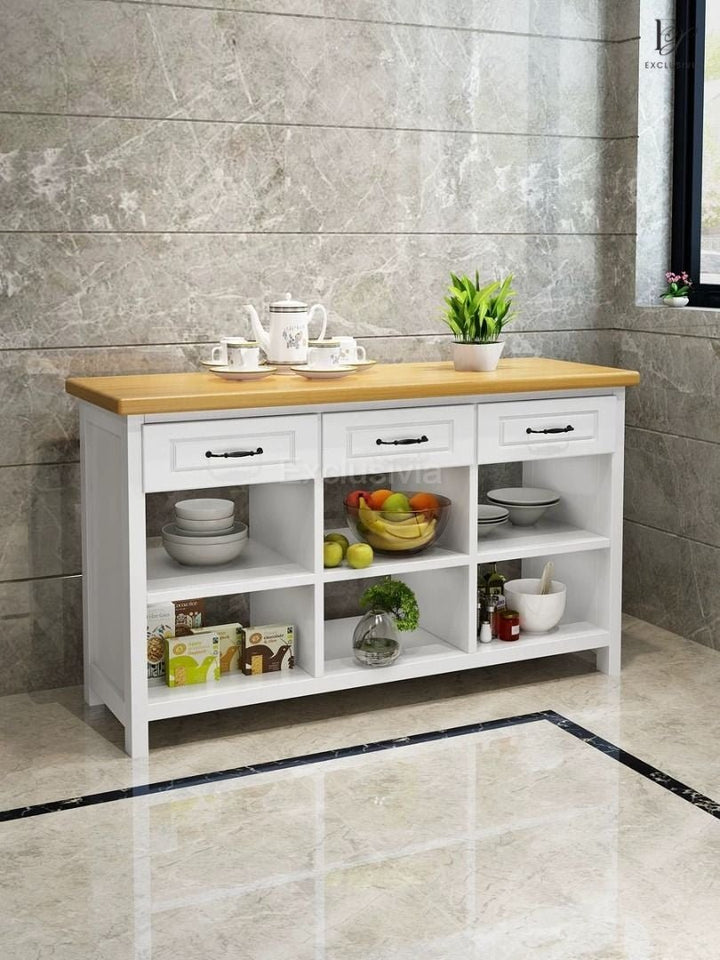 EDEN Kitchen Island Table - Exclusivia
