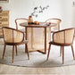 ELLA Dining Table Rattan Round - Exclusivia