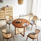 ELLA Dining Table Rattan Round - Exclusivia