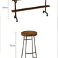 ELYSE Wooden Bar Table Chair - Exclusivia