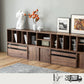 ESOTERIC Rustic Solid Wood Modular Shelf - Exclusivia