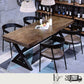 ESSENTIAL Industrial Solid Wood Dining Table - Exclusivia