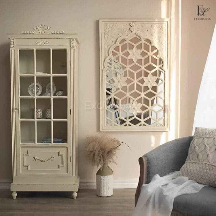 EWIZ French Lattice Wall Mirror Decor - Exclusivia