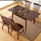 Extendable Wooden Dining Table Set - Exclusivia