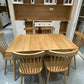 Extendable Wooden Dining Table Set - Exclusivia