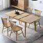 Extendable Wooden Dining Table Set - Exclusivia