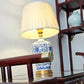 FLORY Blue Oriental Table Lamp - Exclusivia