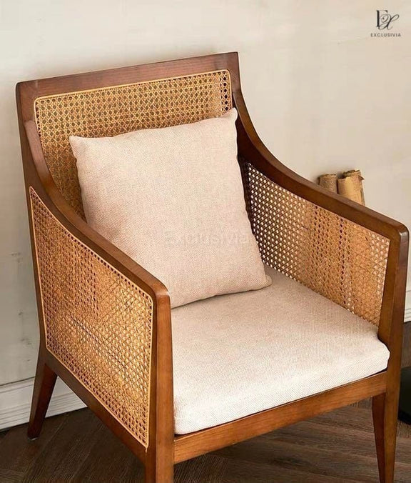 GLOO Rattan wooden chair - Exclusivia