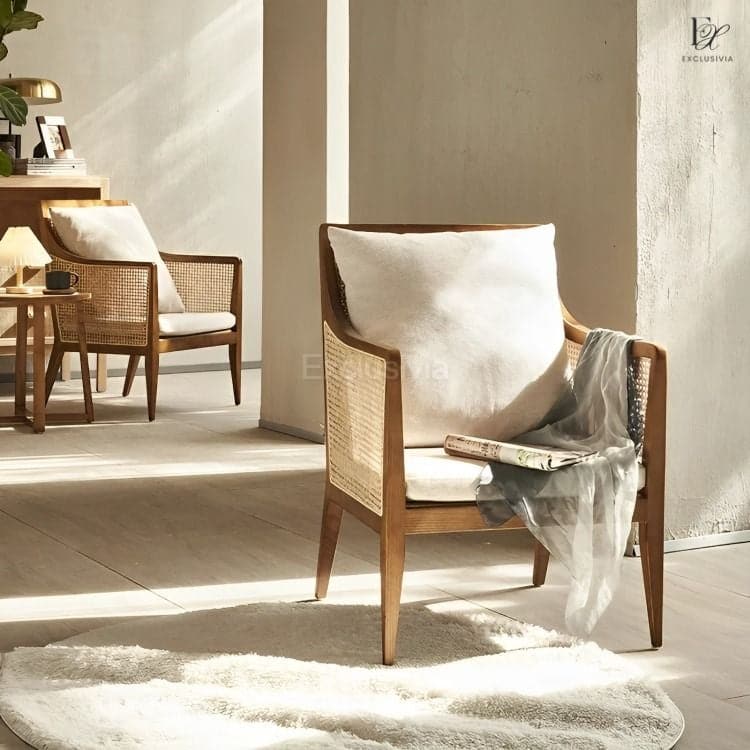 GLOO Rattan wooden chair - Exclusivia