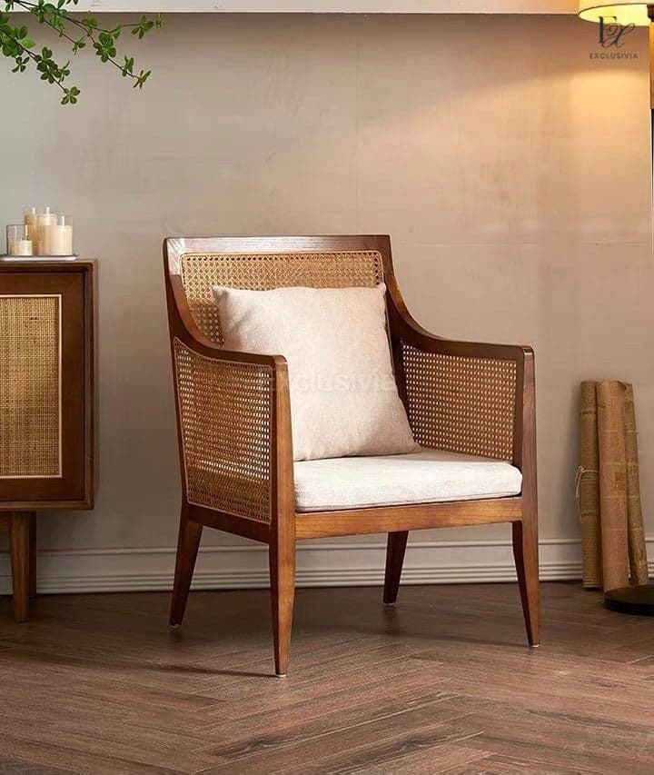 GLOO Rattan wooden chair - Exclusivia