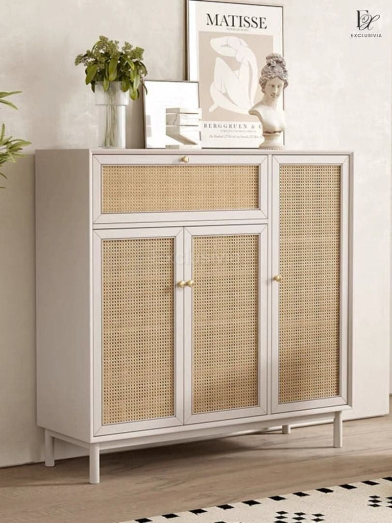 GORD Rattan Shoe Cabinet Sideboard - Exclusivia