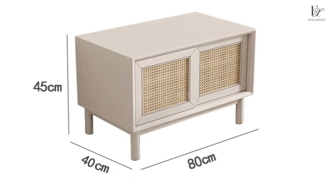 GORD Rattan Shoe Cabinet Sideboard - Exclusivia