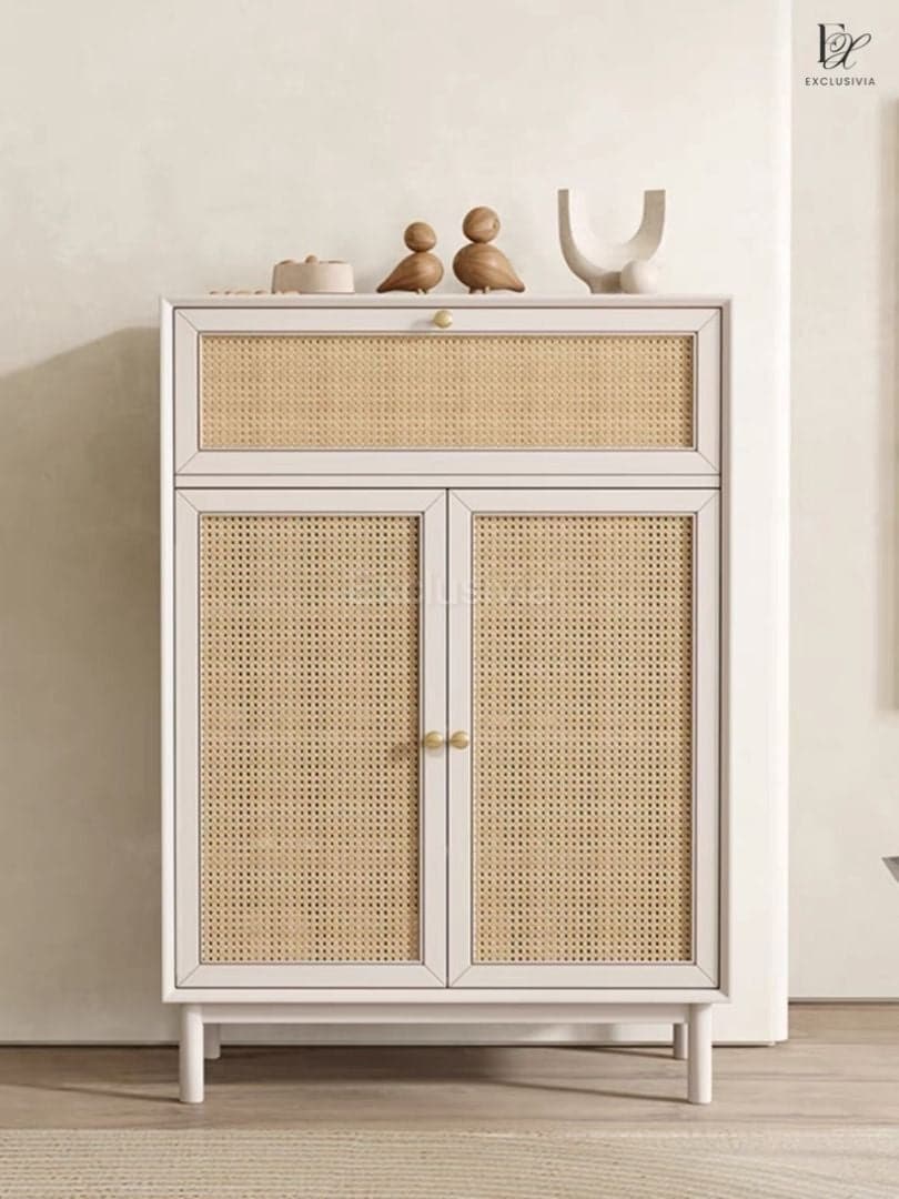 GORD Rattan Shoe Cabinet Sideboard - Exclusivia