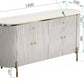 GUIN Marble Sideboard Cabinet - Exclusivia