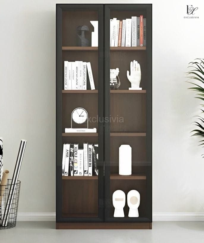 GUNA Glass Display Cabinet Cupboard Shelf Shelves - Exclusivia