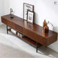 JOSEF Industrial Solid Wood TV Console - Exclusivia