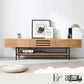 JOSEF Industrial Solid Wood TV Console - Exclusivia