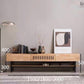 JOSEF Industrial Solid Wood TV Console - Exclusivia