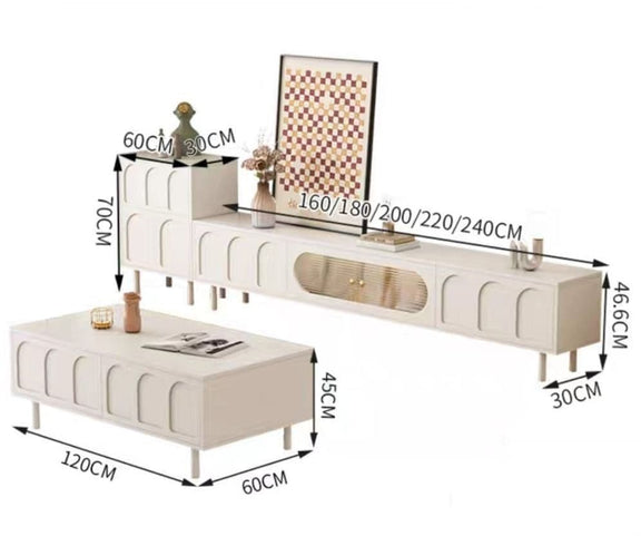 JOY TV Console Coffee Table Modern - Exclusivia