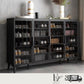 JUPITER Modern Glass Shoe Cabinet - Exclusivia