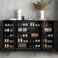 JUPITER Modern Glass Shoe Cabinet - Exclusivia