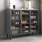 JUPITER Modern Glass Shoe Cabinet - Exclusivia