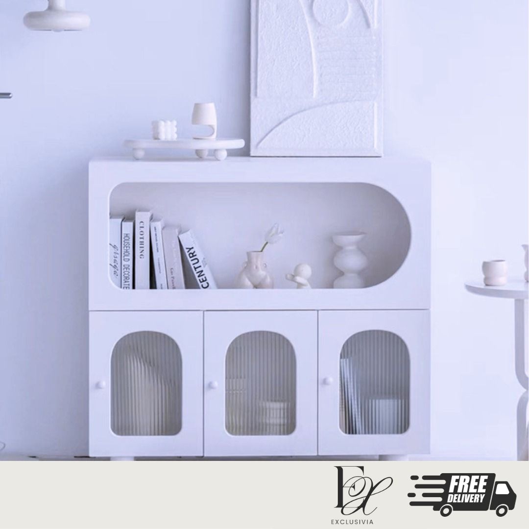 KENNY Minimalist Shelving Cabinet - Exclusivia