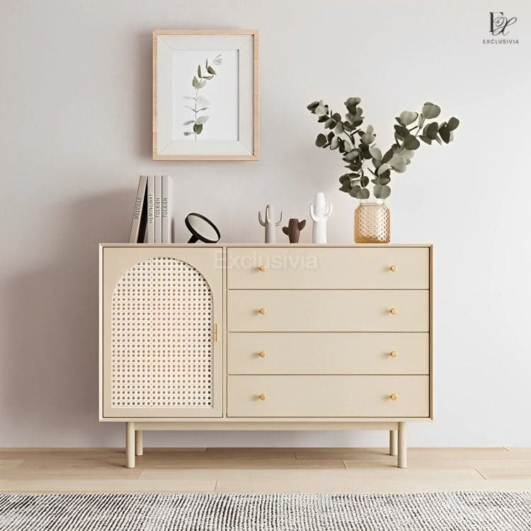 KIRAN Rattan Sideboard Console Cabinet - Exclusivia