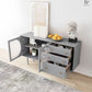 KIRAN Rattan Sideboard Console Cabinet - Exclusivia