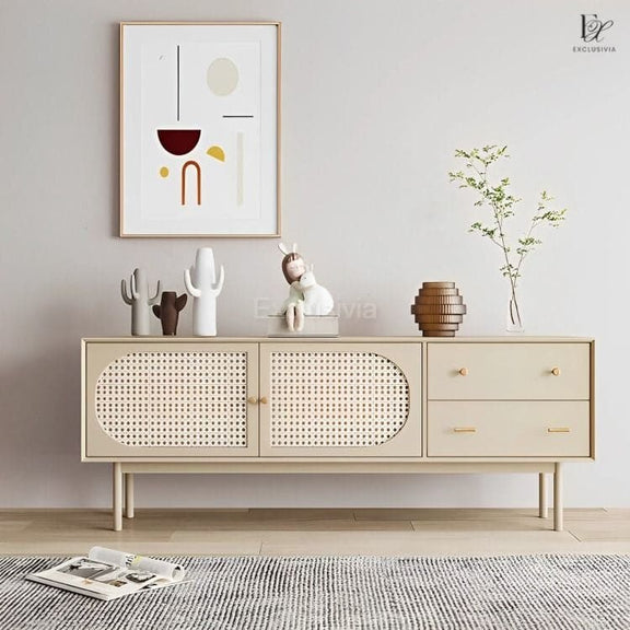 KIRAN Rattan Sideboard Console Cabinet - Exclusivia