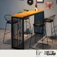 KODY Modern Rustic Wooden High Bar Table & Stool - Exclusivia