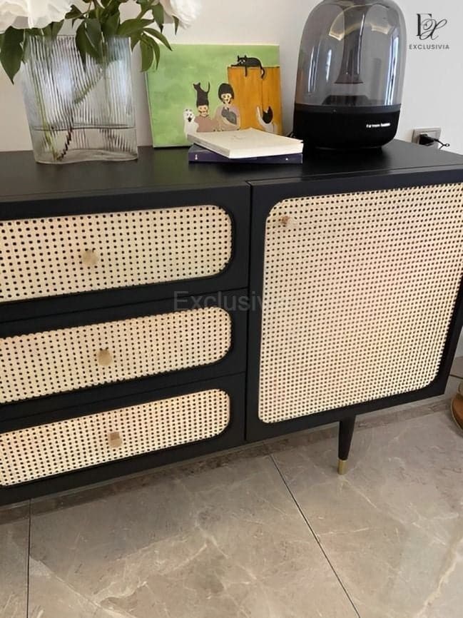 KRITI Rattan Sideboard Console - Exclusivia