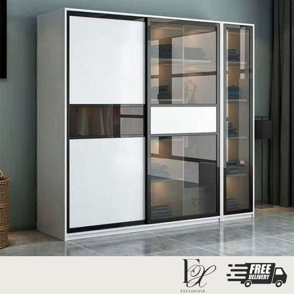 LACY Designer Sliding Wardrobe - Exclusivia