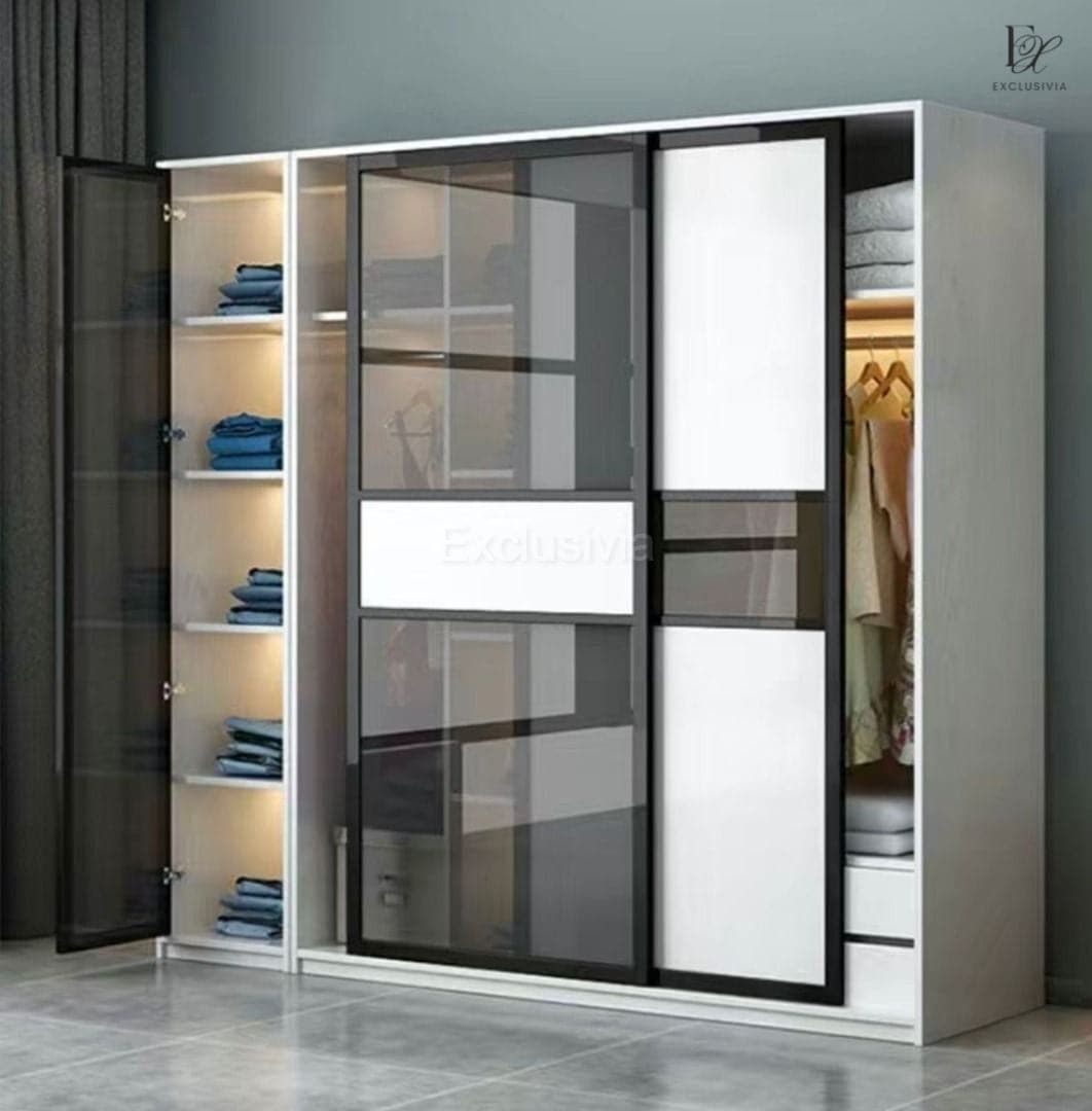 LACY Designer Sliding Wardrobe - Exclusivia