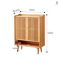 LANCE Shoe Cabinet Rack Solid Wood Japandi - Exclusivia