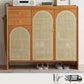 LAUREN Rattan Shoe Cabinet Rack - Exclusivia