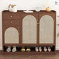 LAUREN Rattan Shoe Cabinet Rack - Exclusivia