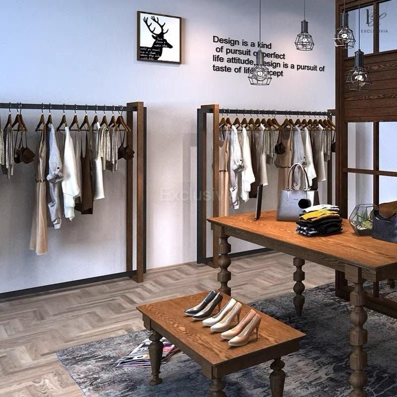 LAVISH Industrial Open Concept Wardrobe - Exclusivia