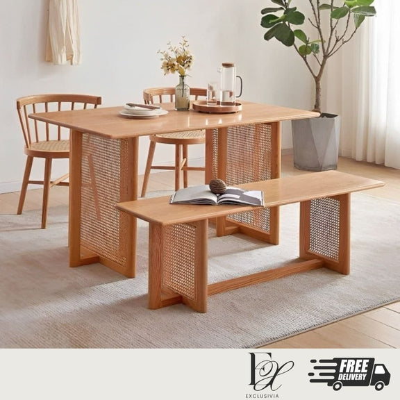 LAY Rattan Dining Table Chair - Exclusivia