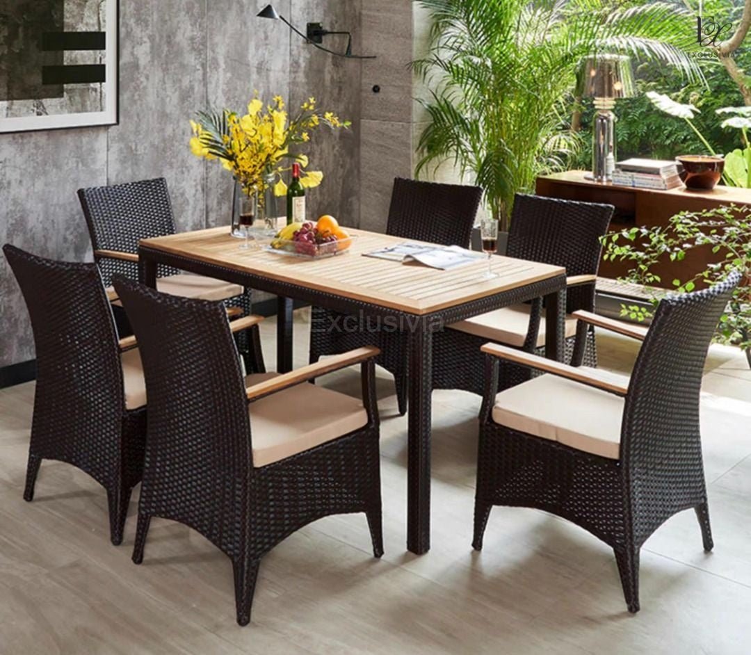 LUCI Outdoor Dining Table Set - Exclusivia