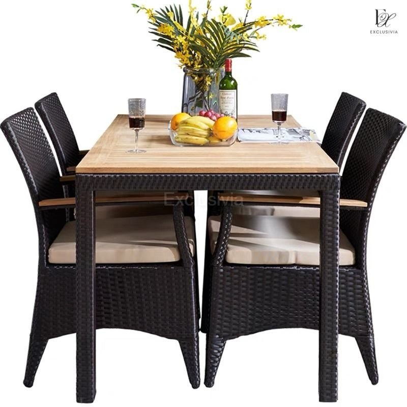 LUCI Outdoor Dining Table Set - Exclusivia