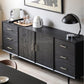 LUST Ash Wood TV Console Cabinet Sideboard - Exclusivia