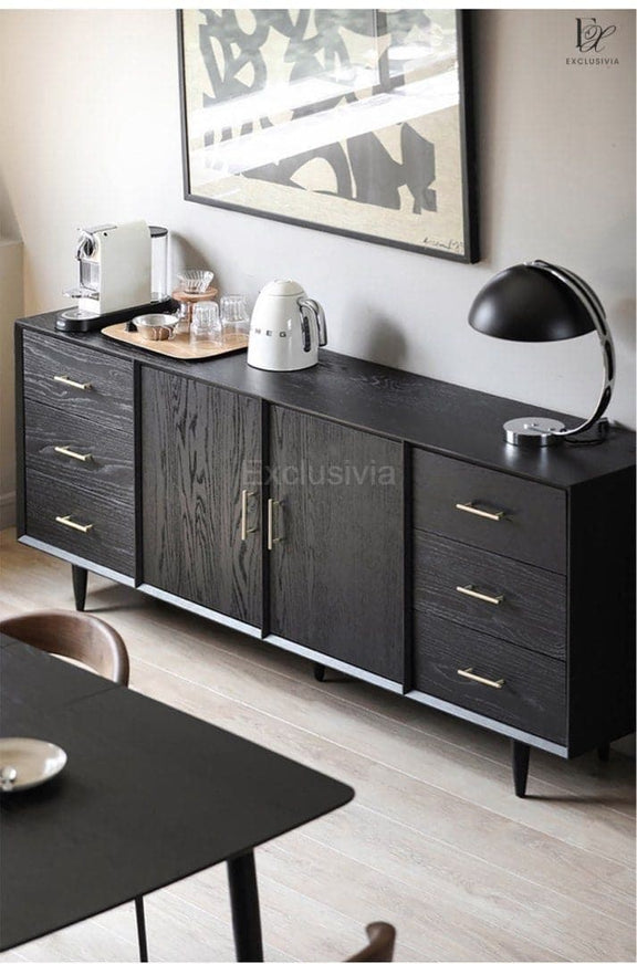 LUST Ash Wood TV Console Cabinet Sideboard - Exclusivia