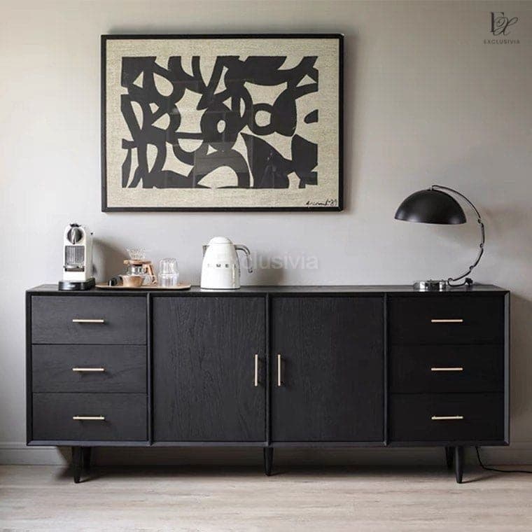 LUST Ash Wood TV Console Cabinet Sideboard - Exclusivia