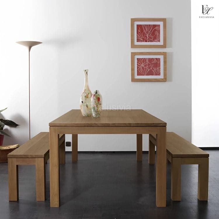 MAEVE Scandinavian Solid Wood Dining Table - Exclusivia