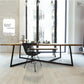 MARINI Contemporary Pine Wood Conference Dining Table - Exclusivia