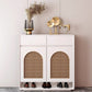 MARK Rattan Shoe Cabinet Rack - Exclusivia